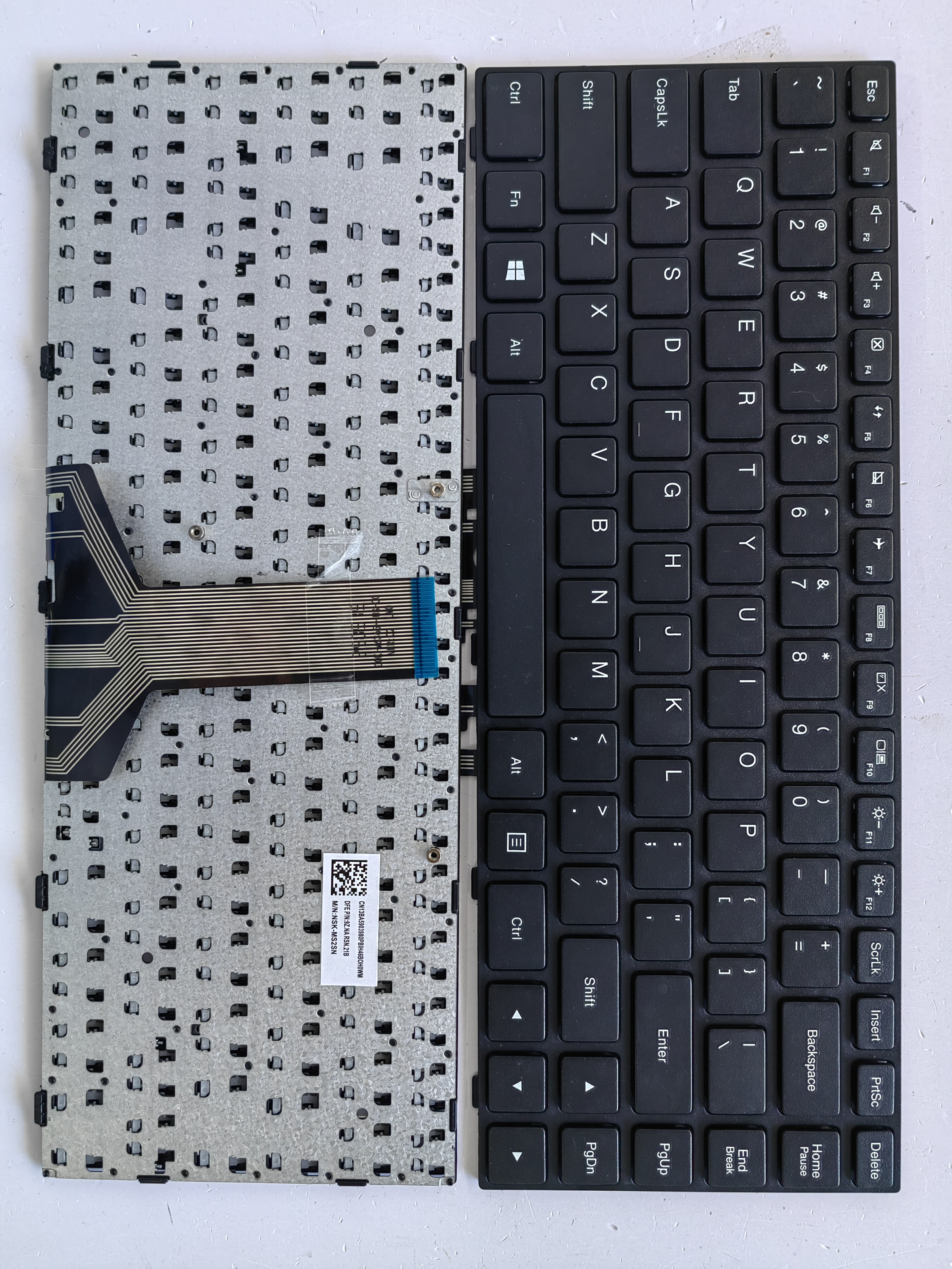 Picture of New Replacement Laptop Keyboard For LENOVO 100-14IBD long term BLACK FRAME BLACK (OEM) US Layout